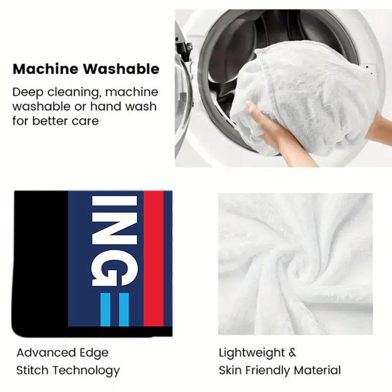 Navy Blue Martini Racing 2D Flat Pattern Flannel Blanket High Quality All Seasons Warmth and Comfort Perfect for Christmas Gifts.MMT0918262