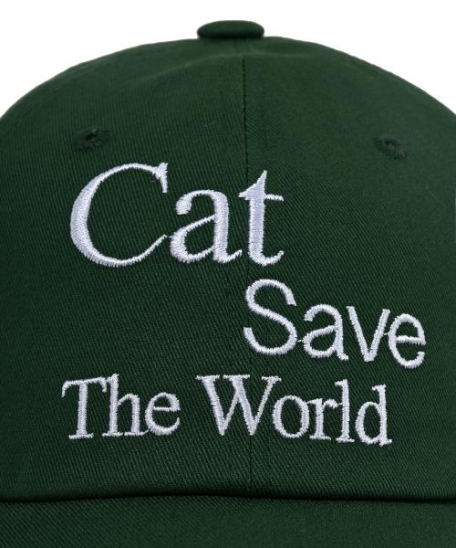 Kaesseibeudeowoldeu Slogan Lettering Ball Cap (Green)