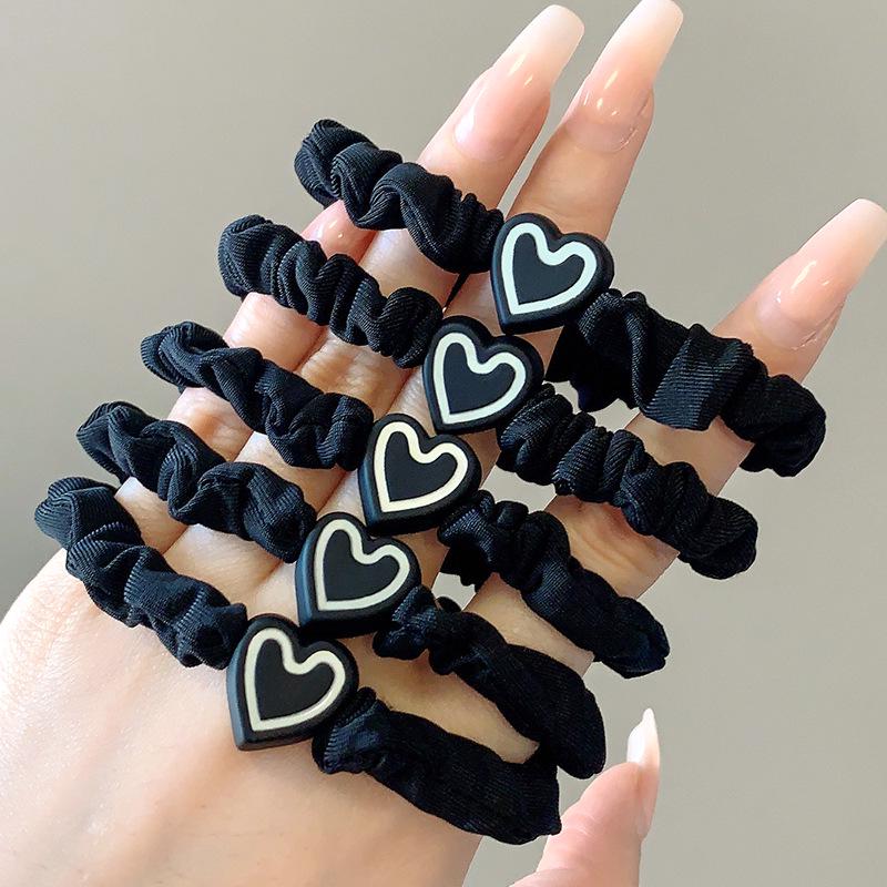 Chouchou élastique haut de gamme pour femmes 2025 avec couverture en cuir durable