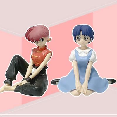 På lager Ranma 1/2 Relax Time Sjampo Tendou Akane Ranma PVC-figur Modell Samlerfigur Leketøy