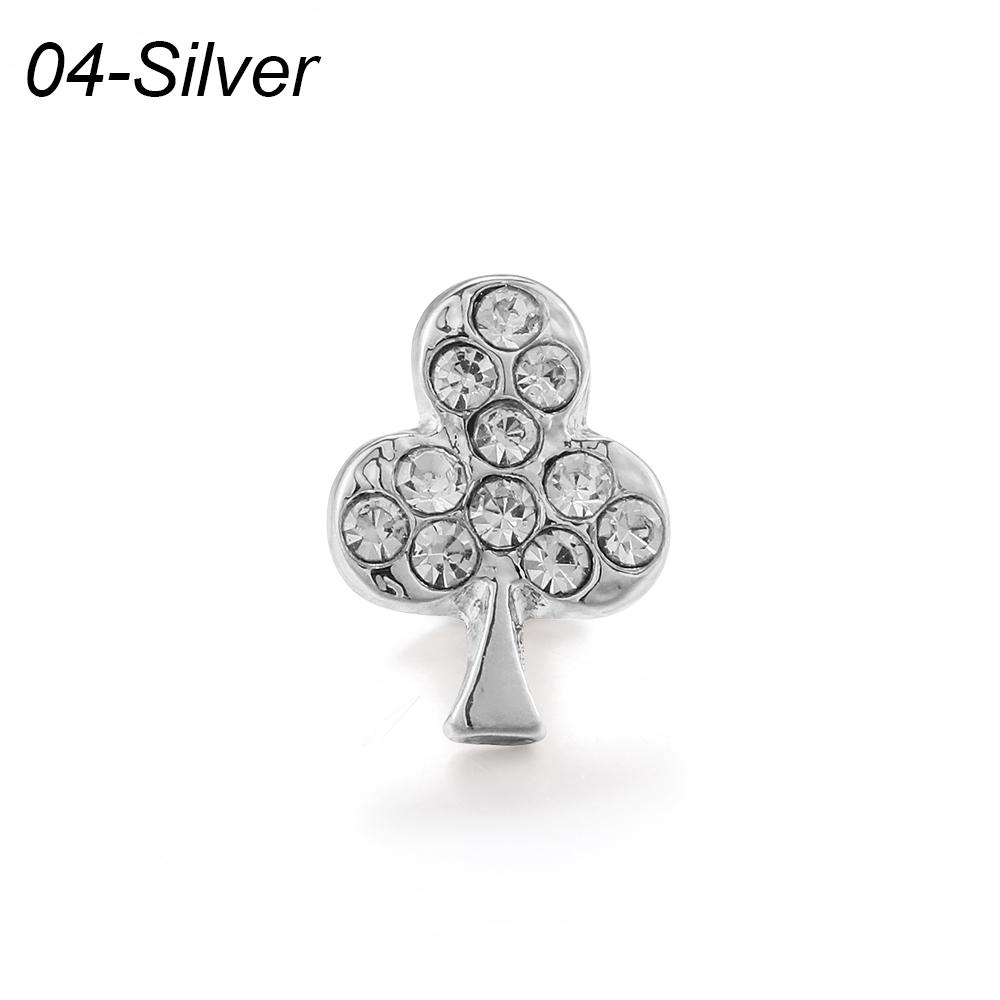 Charms for Apple Watch Silicone Band Series 11/10/9/8/ultra/SE Bracelet Metal Decoration Jewelry for Galaxy Watch 7/6/5/4 Strap
