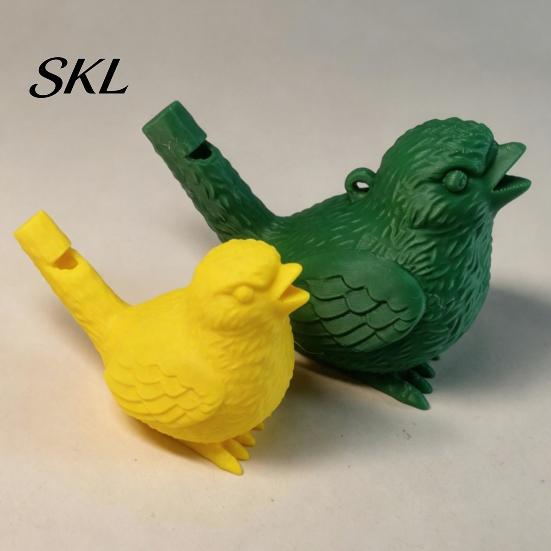 Travel Entertainment Toy 2Pcs Bird Whistle 3D Printed with Water Chamber Realistic Warbling Sound Compact for Outdoor Play Camping Party Favors