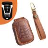 [Isuzu ]Genuine Leather Key Cover Handmade Suitablefor mux mux d-max keychain car key case