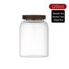 UOSU Acacia Wood Glass Storage Jars
