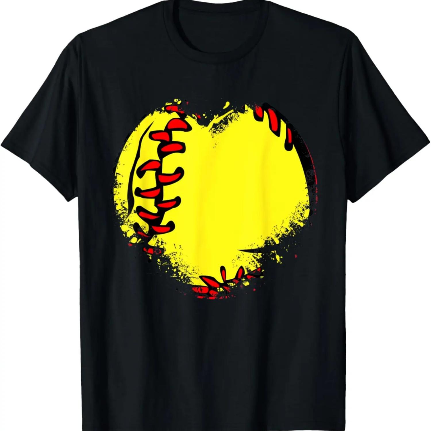 

Softball T-Shirt XXXXXL чёрный