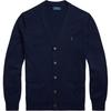 Polo Ralph Lauren FW25 Small Pony Logo Embroidered Cotton Linen Blend Single-Breasted Long Sleeve Knit Sweater Men sweater MNPOSWE16821493-400