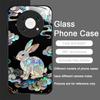 Stylish Dragon Leopard Marble Texture Tempered Glass Phone Case for Huawei Honor 400 200 100 90 80 Magic 7 Pro 6 5 Lite X9 Cover