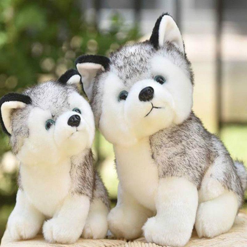 Plush Doll Husky Soft Toy Stuffed Animal Cute Dog Christmas Baby Kids Hot Toy