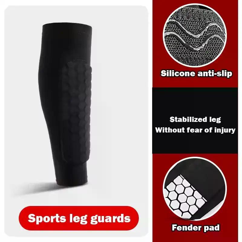 Soccer Protection Tibia Ski With Honeycomb Pad Sports Shin Splints Calf Protection Sleeve Trail Running Leggings Football Socks