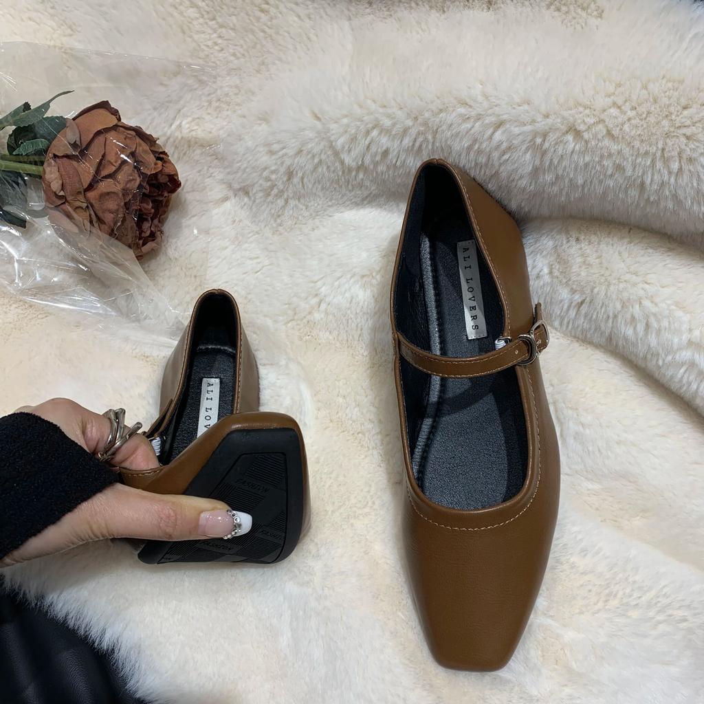 Fashion Bailamos Spring New Women Flat Shoes Fashion Gold Ladies Soft Flat Heel Mary Jane Shoes Casual Outdoor Dress Ballerinas Shoes