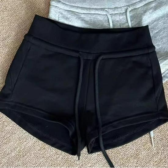 

Женские повседневные шорты с высокой талией, утягивающие ягодицы, с эластичной талией на кулиске, 2025 XL