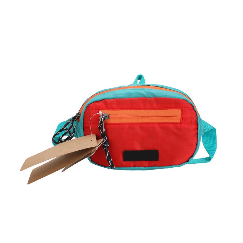 Trend Dopamin Colorblock Unisex Crossbody Sport Hüfttasche für Outdoor-Aktivitäten