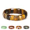 Natural Stone Colorful Tiger Eyes Beads Bangles Men Woman Bracelets Jewelry Gift Energy For Summer Gift