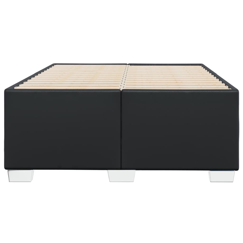 Vidaxl Bed Frame Without Mattress Brown 120X190 Cm Eco Leather
