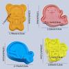 4pcs Sandwich Molds Biscuit Molds Baking Tools Return To School School Supplies Lunch Box Accessories