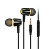 Metal With Mic 3.5mm HiFi Sound Stereo Bass Wired Earphone Earbuds Phone Headset In-ear Earphone