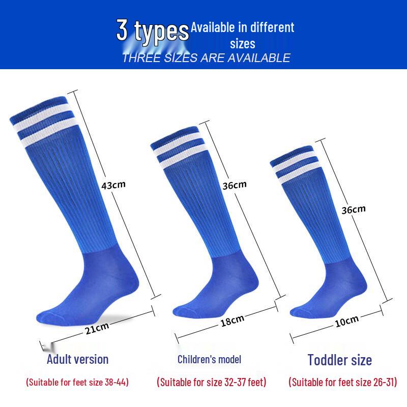 Ayub Summer Thin Adult Over-the-Knee Football Socks