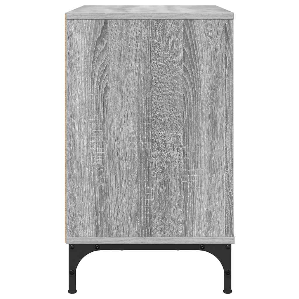 Nightstand Gray Sonoma 63.5 x 36 x 61 cm Particleboard