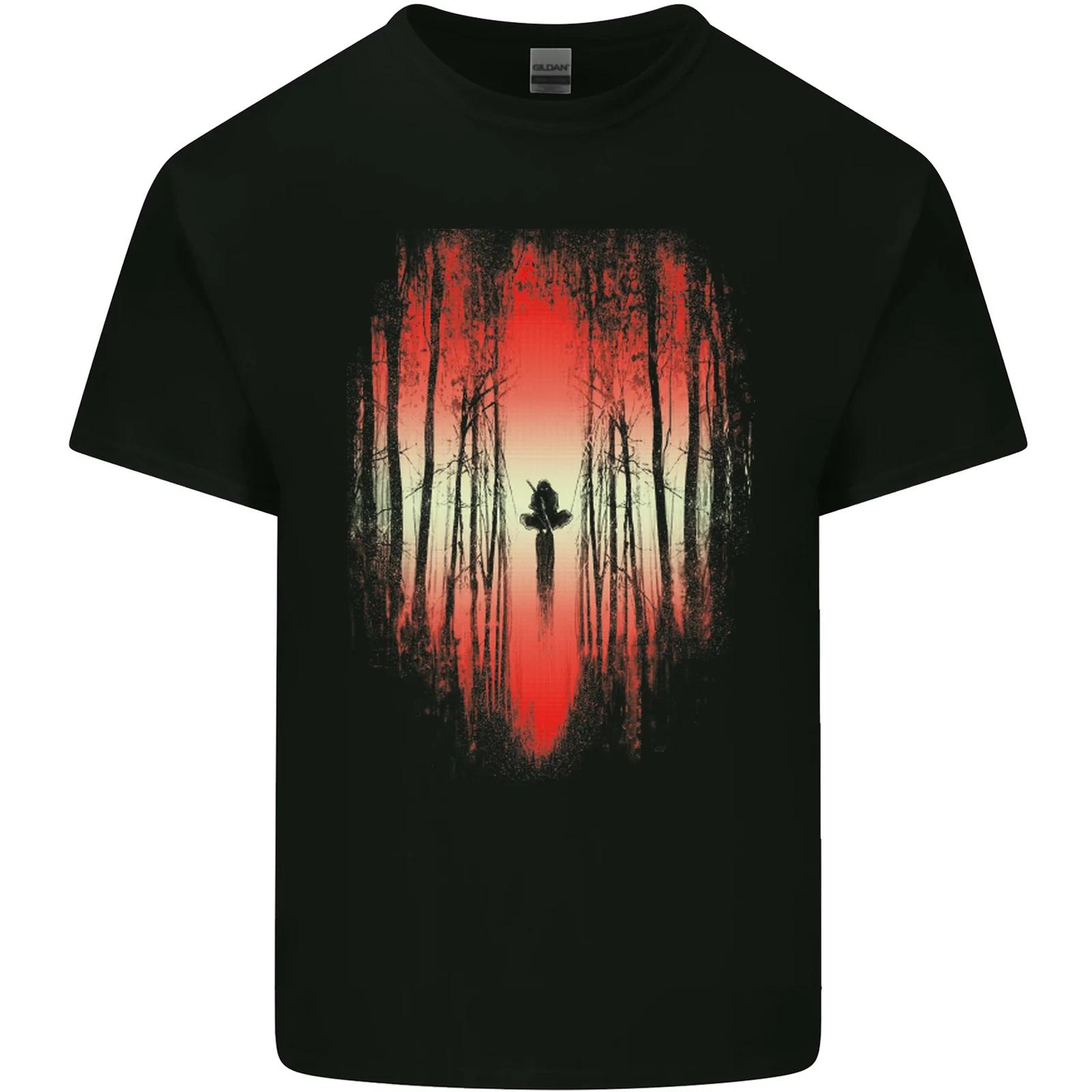 Ninja Landscape Martial Arts MMA Samurai Kids T-Shirt Childrens XL