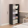 Assembled Bookshelves Multipurpose Cabinet for Clothes Dustproof Wardrobe Large-Capacity Organizer for Bedroom Living Room