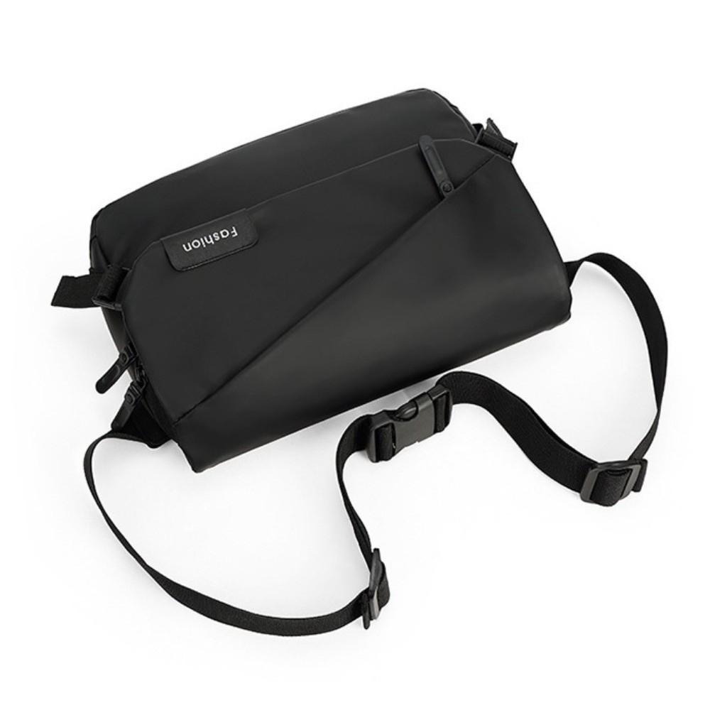 Waterproof Men Crossbody Bag Large Capacity Chest Bag Korean Style Student Shoulder Bag  Cycling