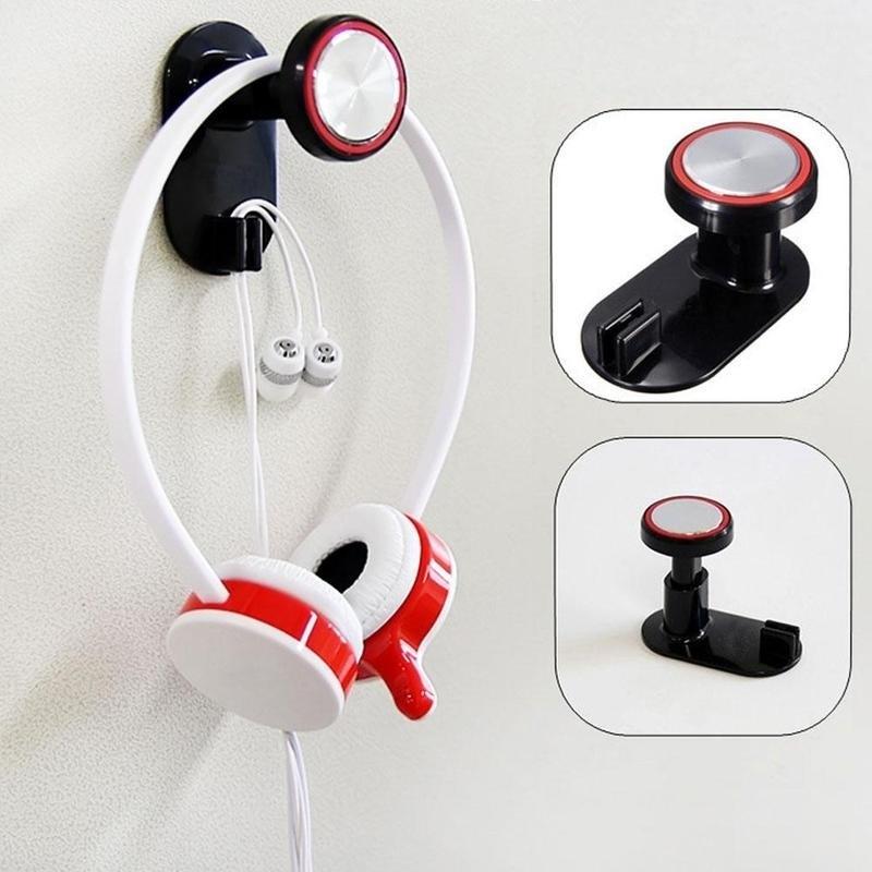 Headphones Holder Earphone Headset Wall PC Monitor Display Hanger Stand Rack 1PC