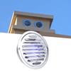 Ventilation Cover Waterproof Smooth Edges Multipurpose Stainless Steel Round Louver Wall Air Vent Grille Cover Home Restaurant Market