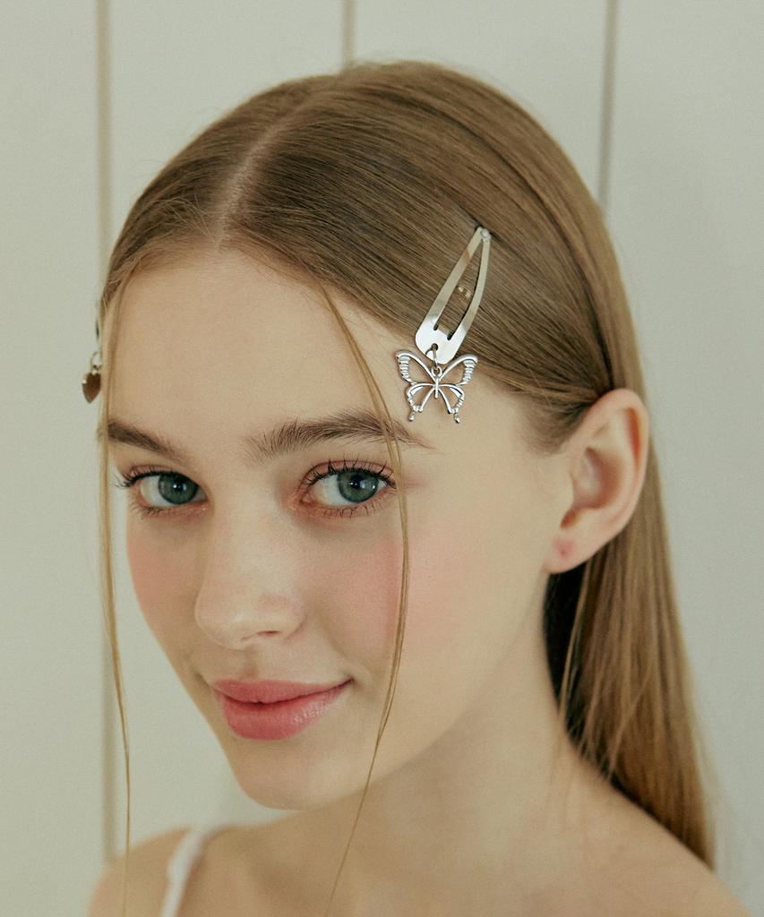 Vvv [Set] Cutie Logo Heart Snap Clip