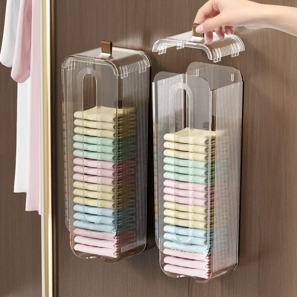 

Space-saving Underwear Storage Box Wall-mounted Organizer Box New Bra Garments Holder for Home