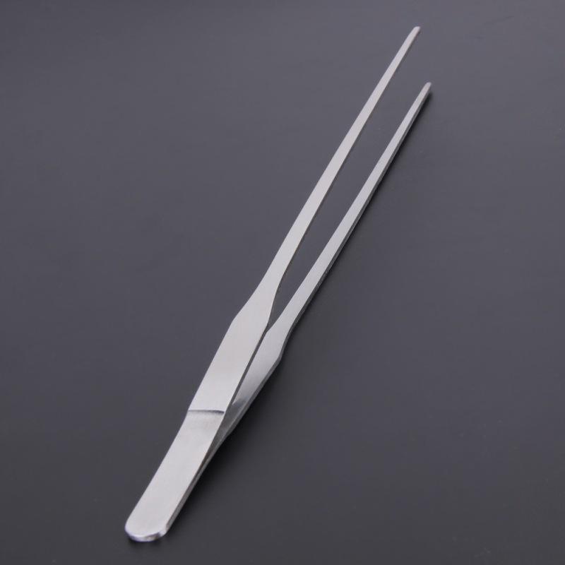 Aquarium Stainless Steel Aquatic Plant Trimming Kit: Curved Scissors, Curved Tweezers, Straight Tweezers.