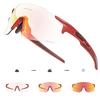 Kapvoe Photochromic Cycling Glasses MTB Cycling Sunglasses Outdoor Bike Eyewear Sports Glasses UV400 Bicycle Goggles Eyepieces