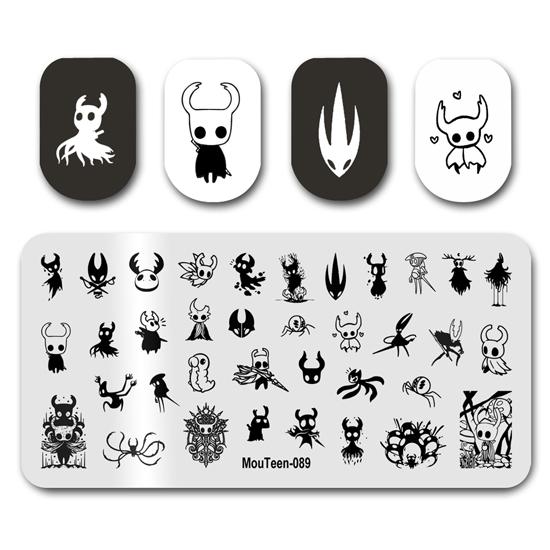

Маленький Рыцарь Штамповочные Пластины Маленькие Sevil Nail Stamp Шаблоны для дизайна ногтей #089