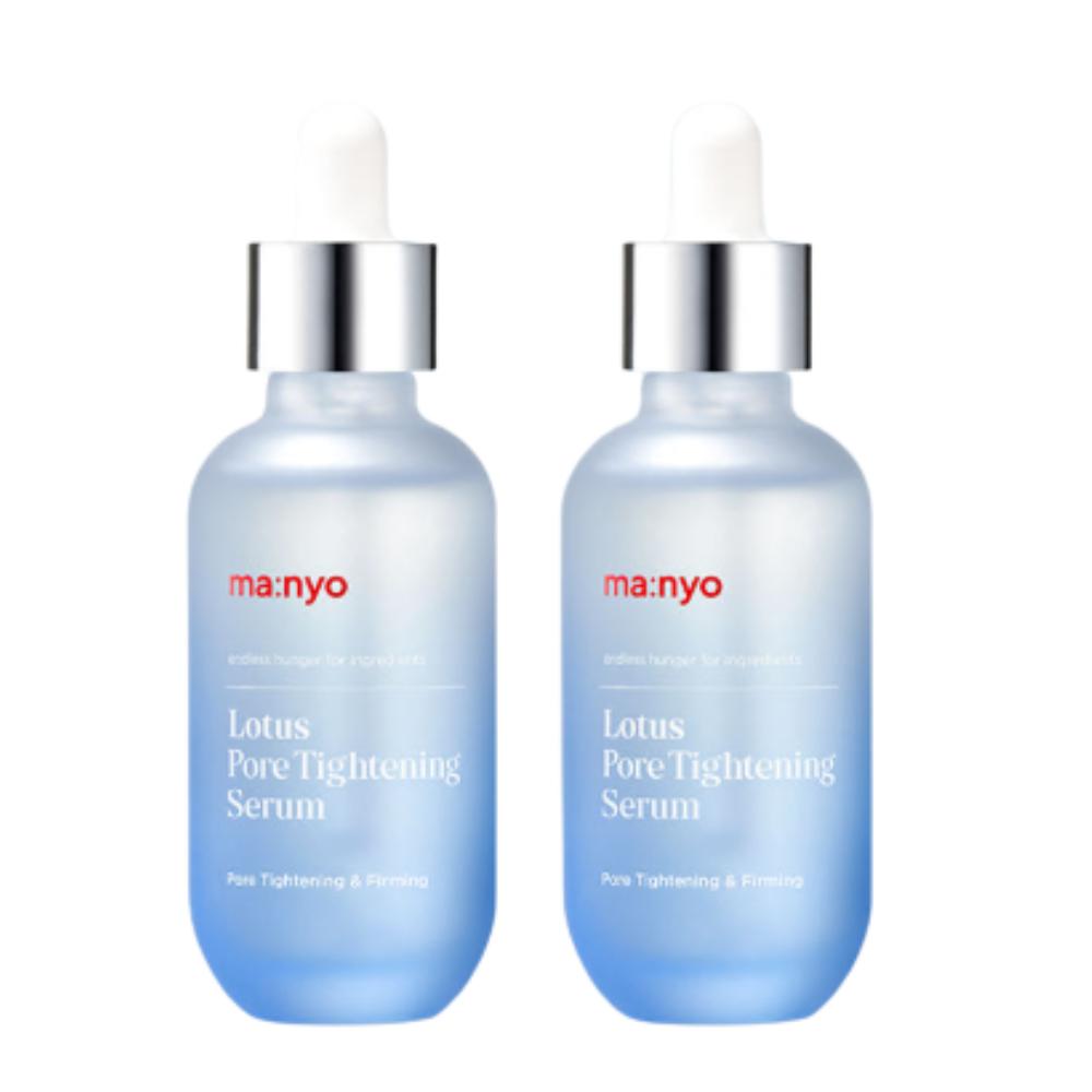 мама:nyo Сыворотка для сужения пор Лотос 55 мл Набор из 2 шт. | Сыворотка K-Beauty для сужения пор и выравнивания кожи