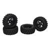 4 Pcs RC Car Tire Fit for HSP 94186 16208 16209 16210 1 14 1 16 Trucks 80mm Rubber Plastic RC Crawler Wheel