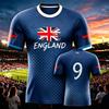 Maillot de Football Homme Angleterre Été 2026 Respirant Entraînement d'Équipe Mode Imprimé Décontracté Femme Manches Courtes T-shirt de Sport Homme