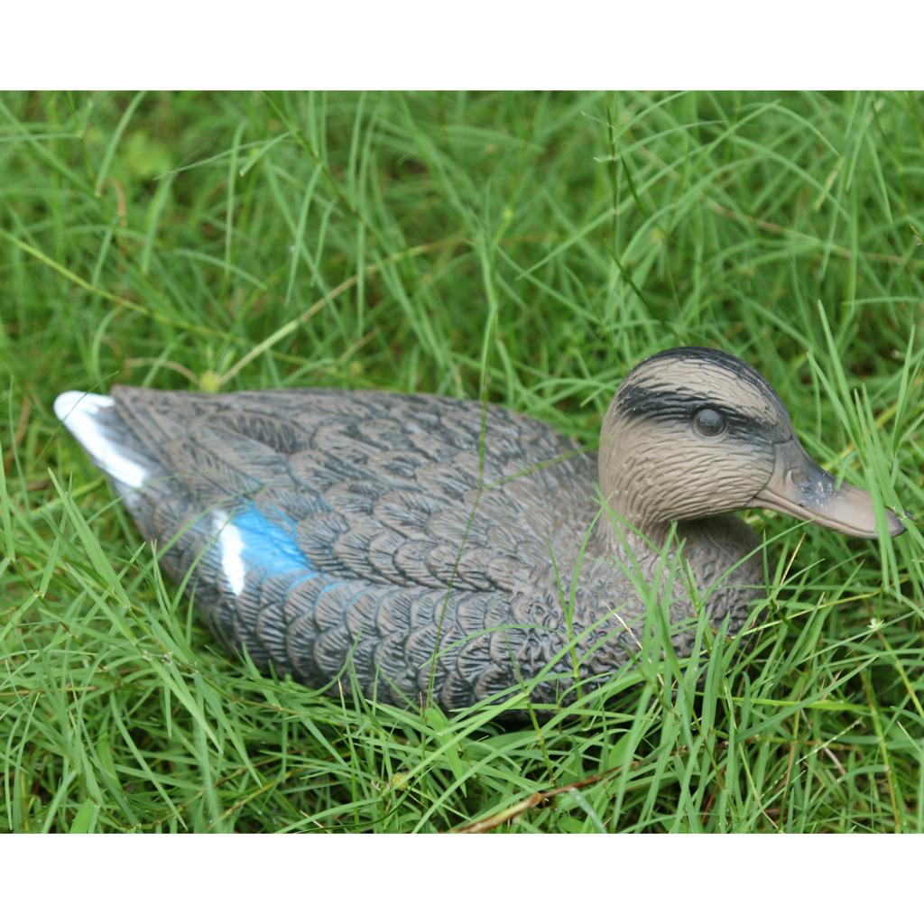 Lifelike Mandarin Duck Decoy Durable Fake Bird Scarecrow 3D Duck Decoration for Garden Yard Pool Lawn Outdoor Decor