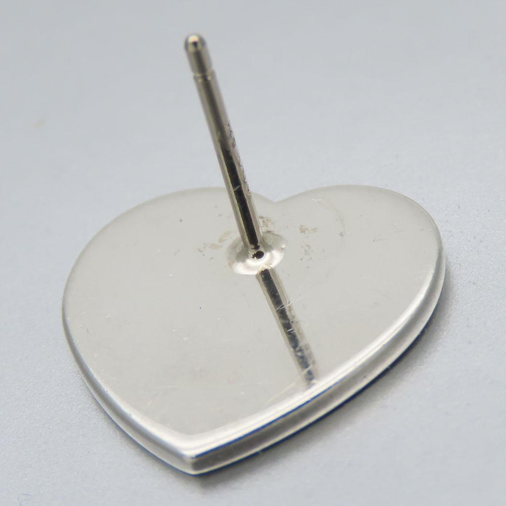 Used TIFFANY&Co. Pierce Lean-to Silver925 3.3g Silver Heart Tag