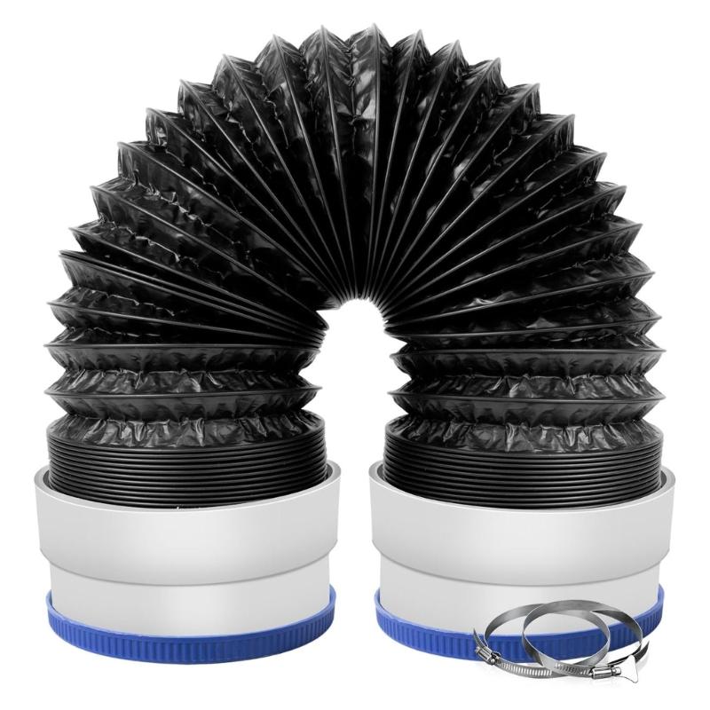 Upgrades 6 Layer Aluminum Dryer Vent Hose Incorporating Reinforced Steel Wire PVC Coating for Enhances Tear Resistance