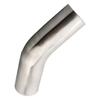 Silver Stainless Steel Elbow with 45 Degree Bending for Automotive Use
