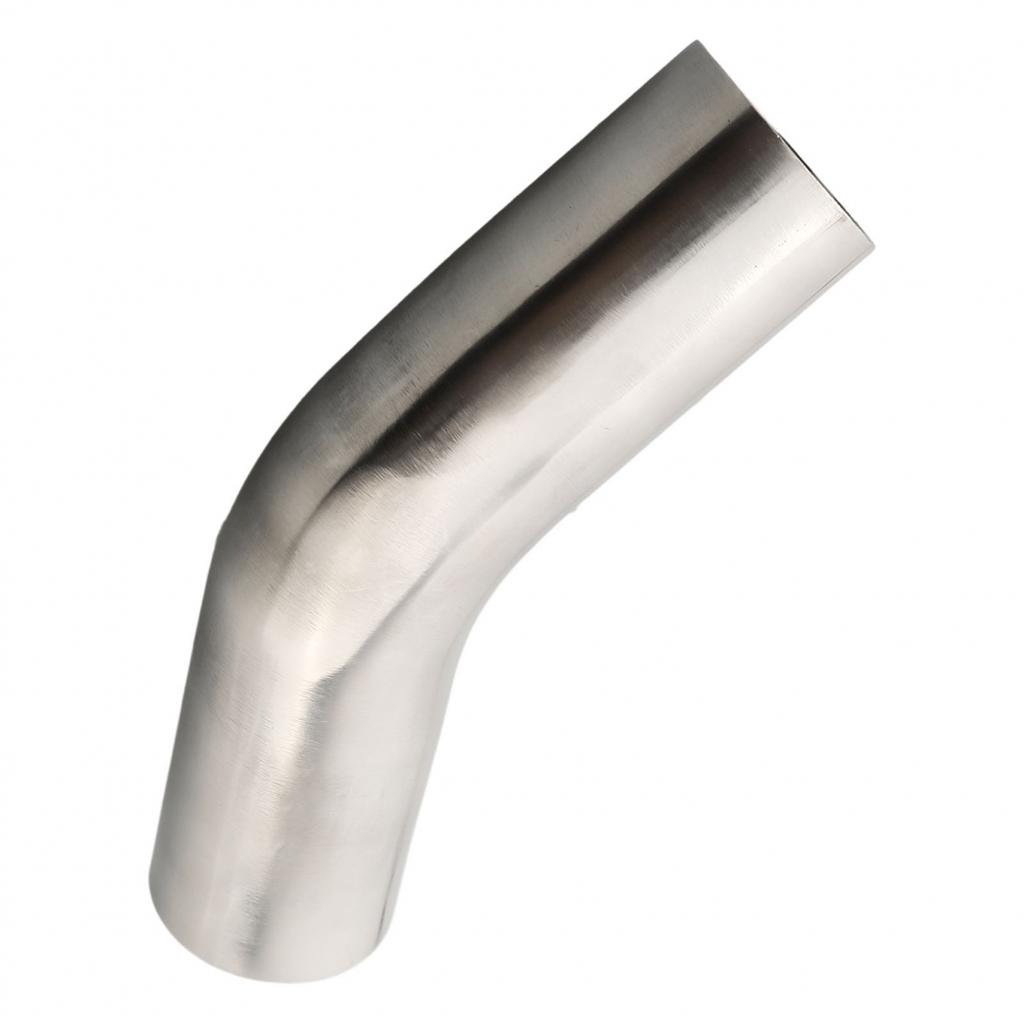 Silver Stainless Steel Elbow with 45 Degree Bending for Automotive Use