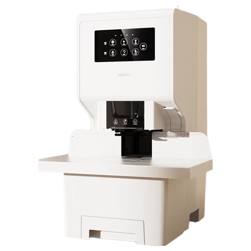 Deli 60mm Electric Financial Document Binding Machine CN plug (adapter included)