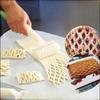 Dough Lattice Roller Cutter, Pie Crust Grid Rolling Tool for Homemade Baking