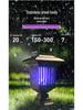 Solar Mosquito Repellent Lamp: Outdoor Garden Handheld Insect Killer Stainless Steel Light