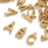 Yori 10pcs/lot Stainless Steel 26 Letters A-Z Mini Ring Letters Diy Handmade Jewelry Making Accessories Wholesale