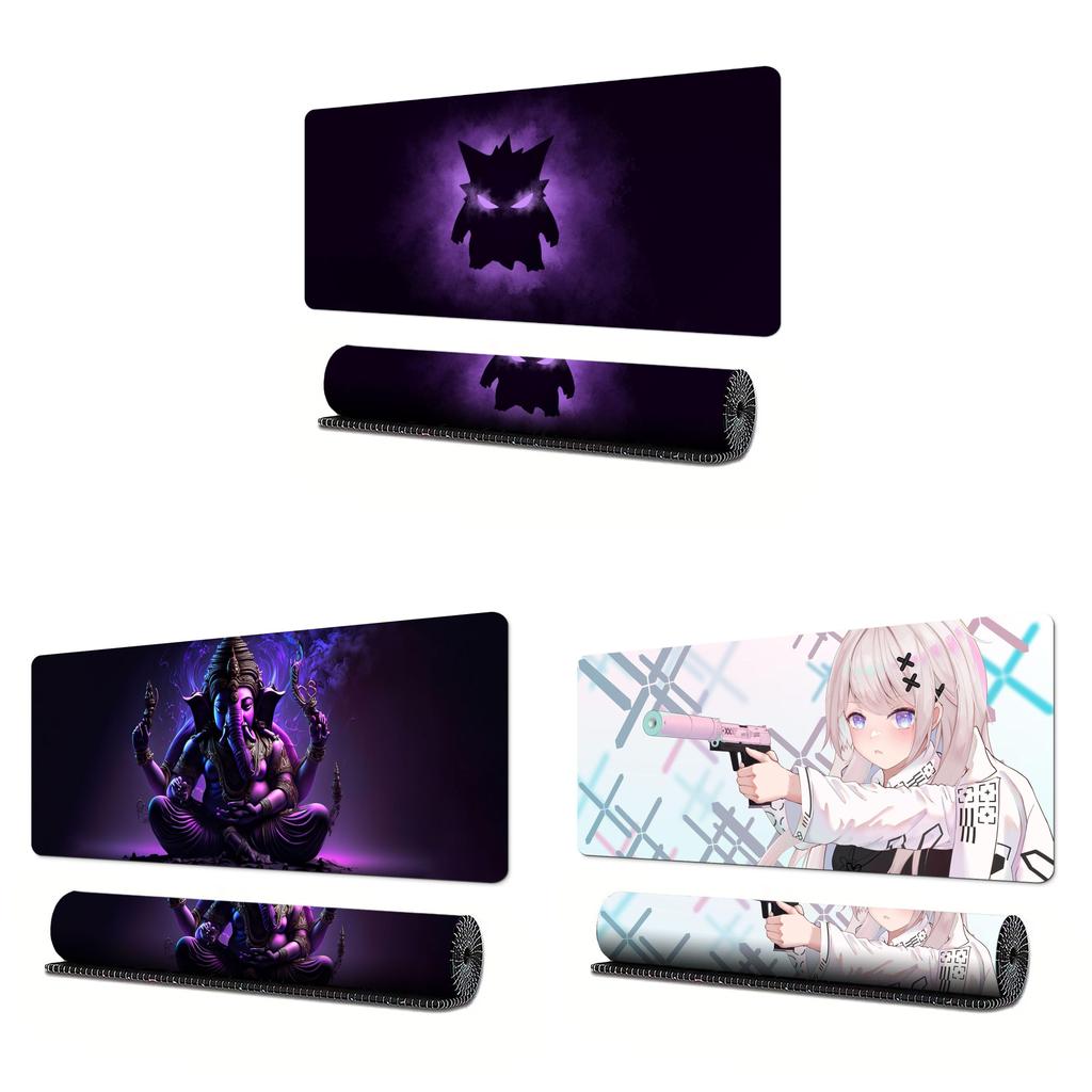 Office Desk Mat Natural Rubber Large Non Slip Gaming Mouse Pad For Adults