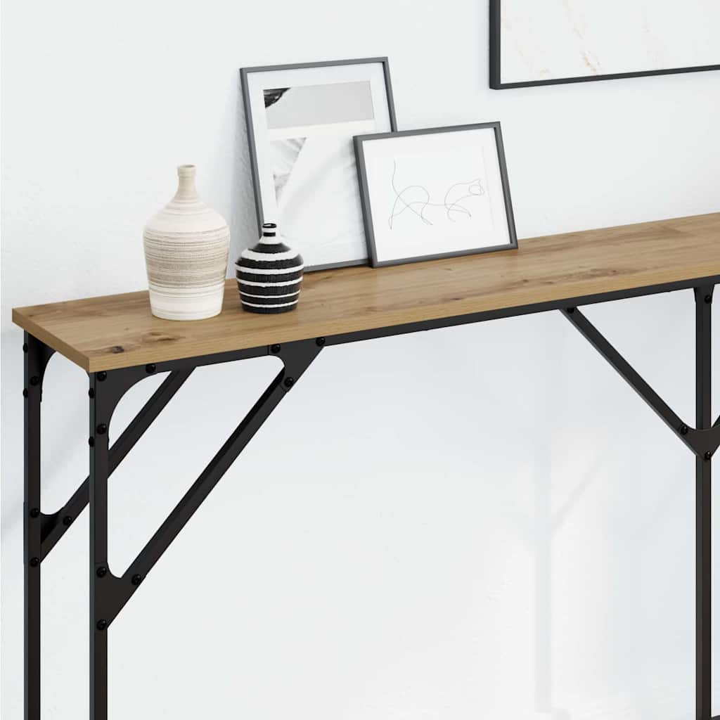 Artisan Oak Console Table 180 x 23 x 75 cm
