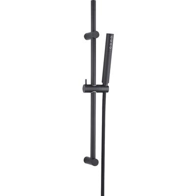 Pretto Black Shower Set On a Bar