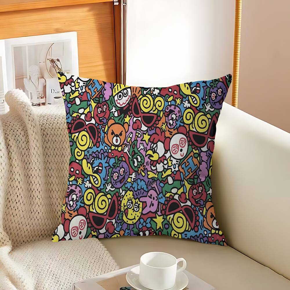 Japan Fashion H-Hysteric M-Mini Cushion Cover Decorative Pillow Sofa Home Decor Case Pillow Cases