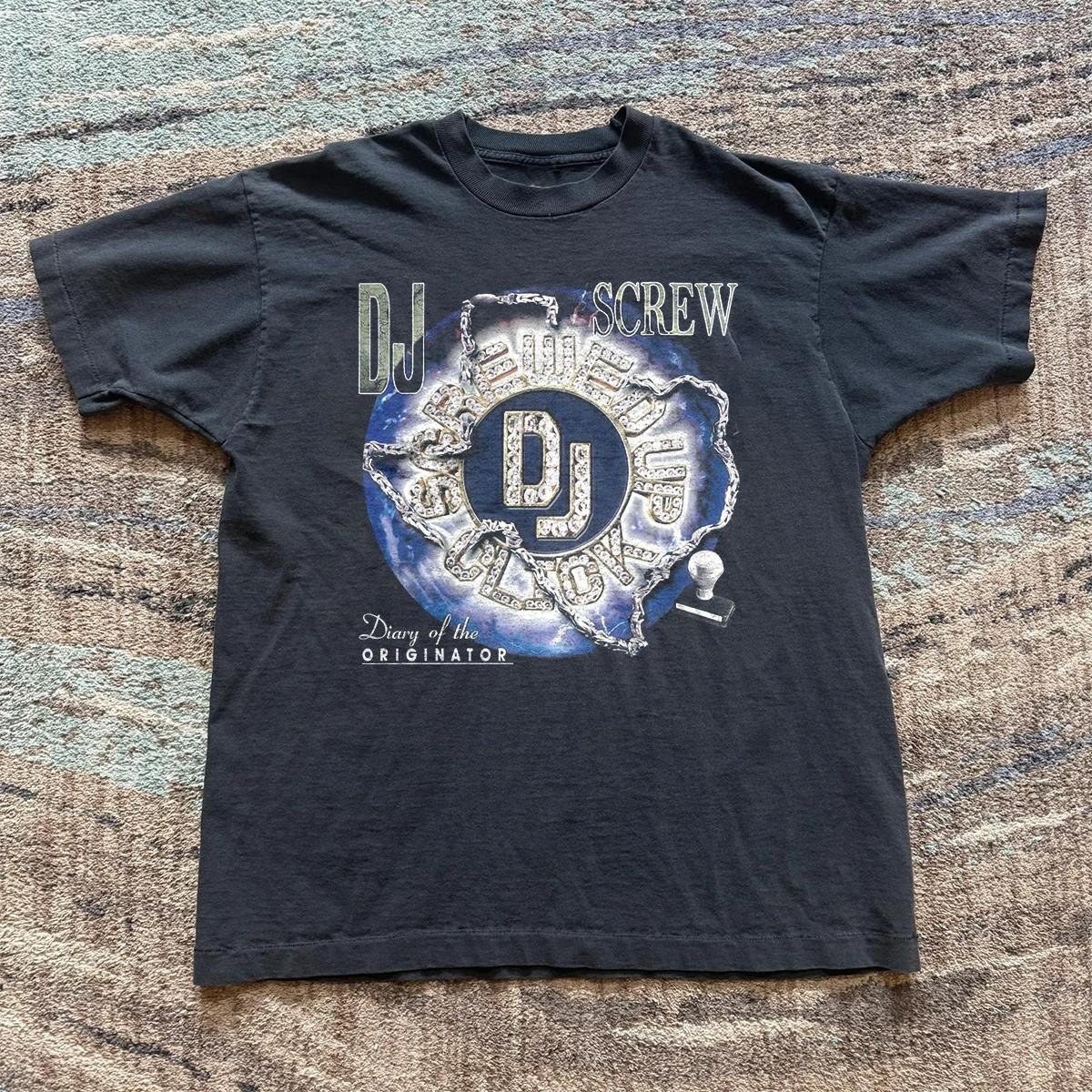 NEW! Dj Screw Diary of the Originator Unisex Black T-shirt S-5XL M