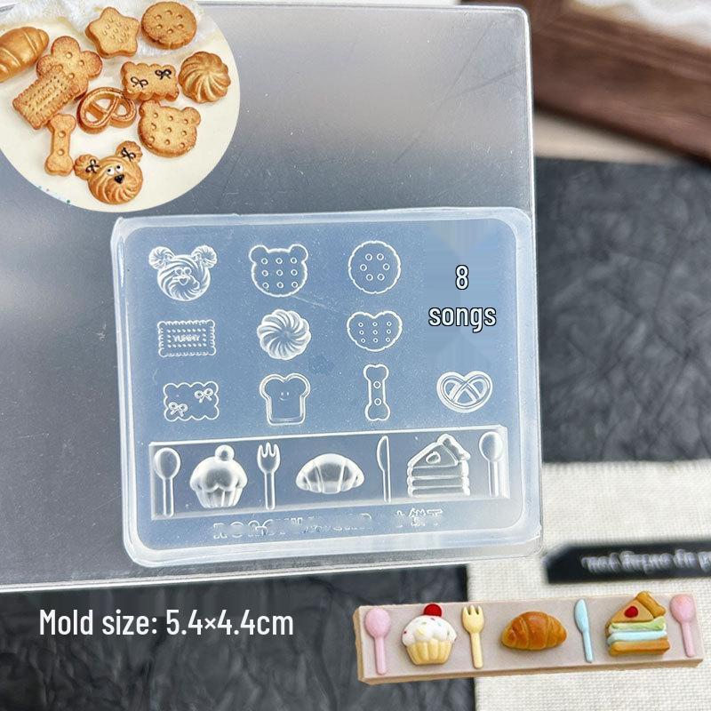 High-Grade Bear Shaped Cartoon Hair Clips & DIY Nail Art Molds